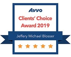 Avvo Clients' Choice Award 2019 | Jeffery Michael Blosser
